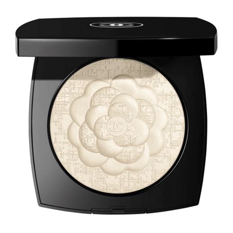 chanel camellia highlighter powder|Chanel oversize illuminating face powder.